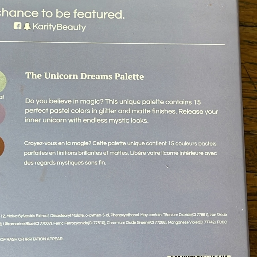 UNICORN DREAMS PALETTE GLITTER & MATTE NEW - Picture 4 of 5